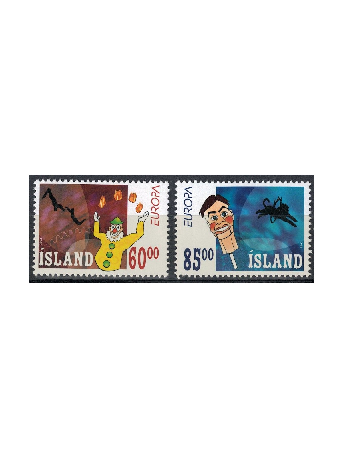ISLANDA 2002 Europa 2v MNH**