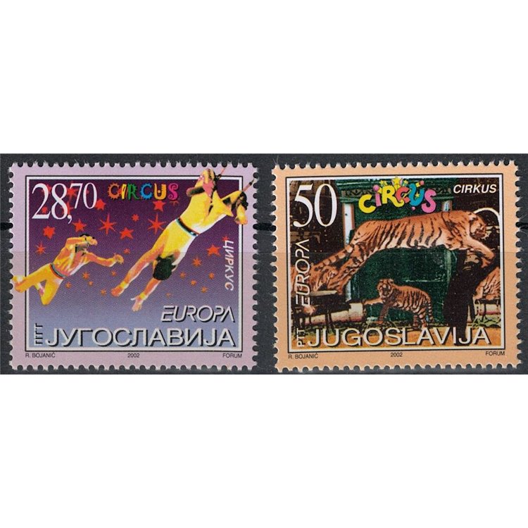 JUGOSLAVIA 2002 Europa 2v MNH**
