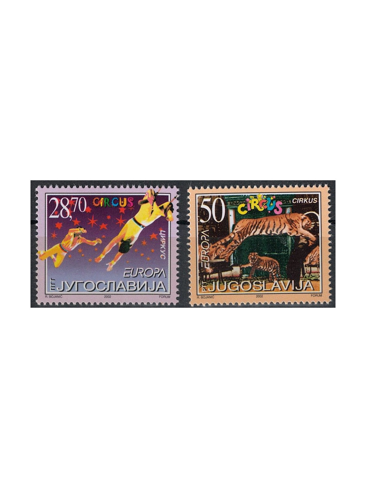 JUGOSLAVIA 2002 Europa 2v MNH**