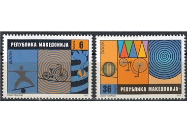 MACEDONIA 2002 Europa 2v MNH**