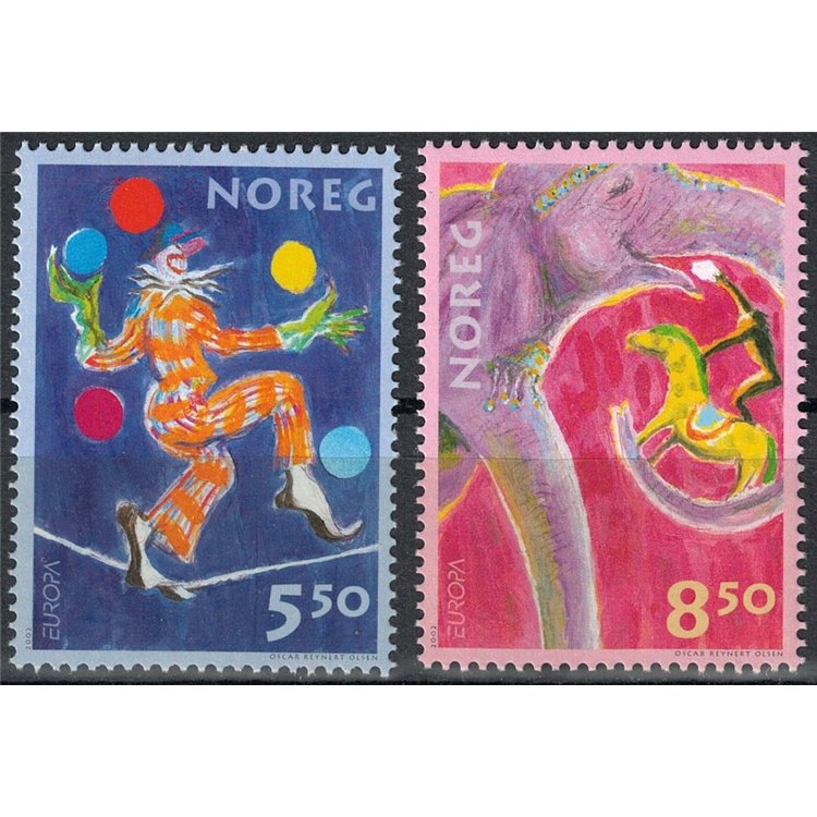 NORVEGIA 2002 Europa 2v MNH**