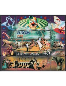JUGOSLAVIA 2002 Europa BF MNH**