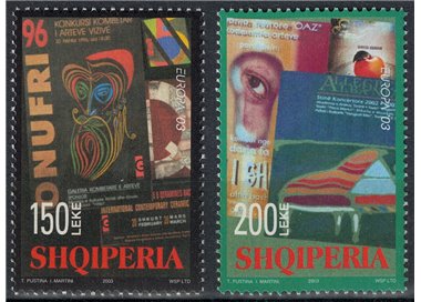 ALBANIA 2003 Europe 2v MNH**