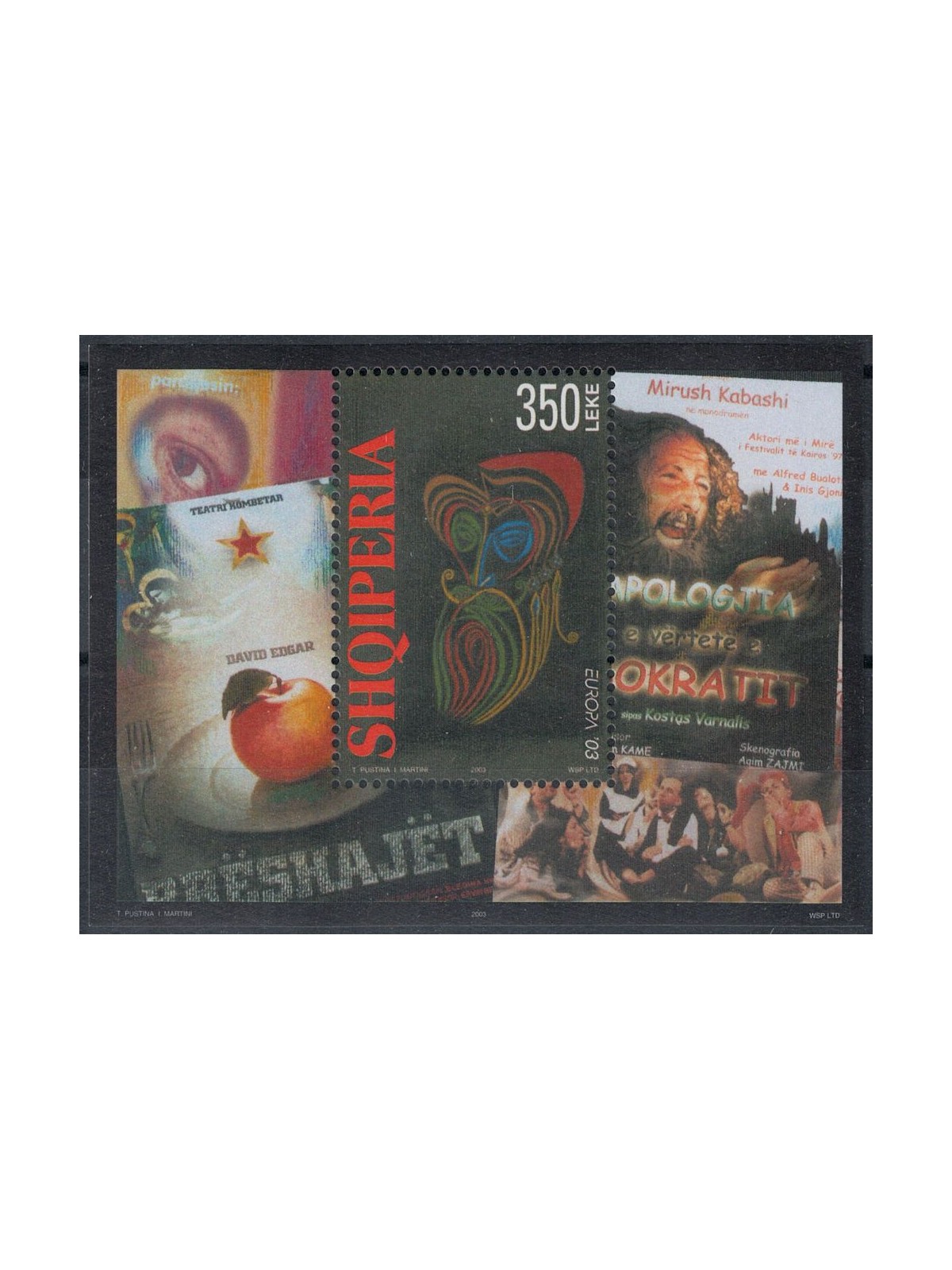 ALBANIA 2003 Europa BF MNH**