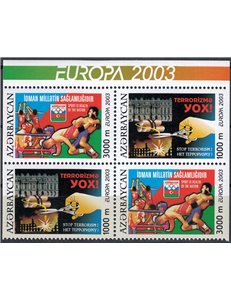 AZERBAIJAN 2003 Europe (from booklet) 4v MNH**
