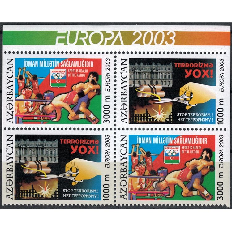 AZERBAIJAN 2003 Europa (da LB) 4v MNH**