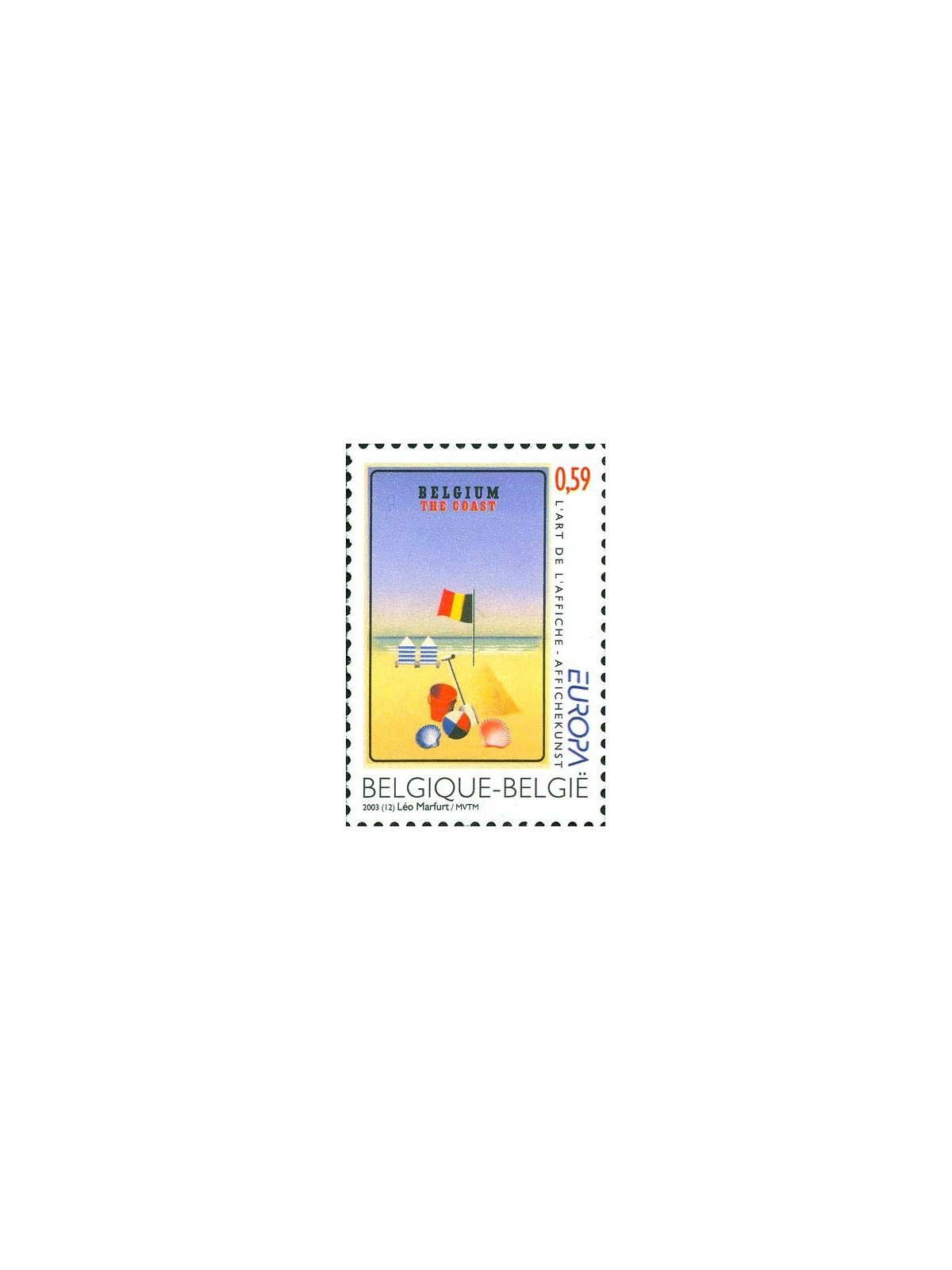 BELGIO 2003 Europa MNH**