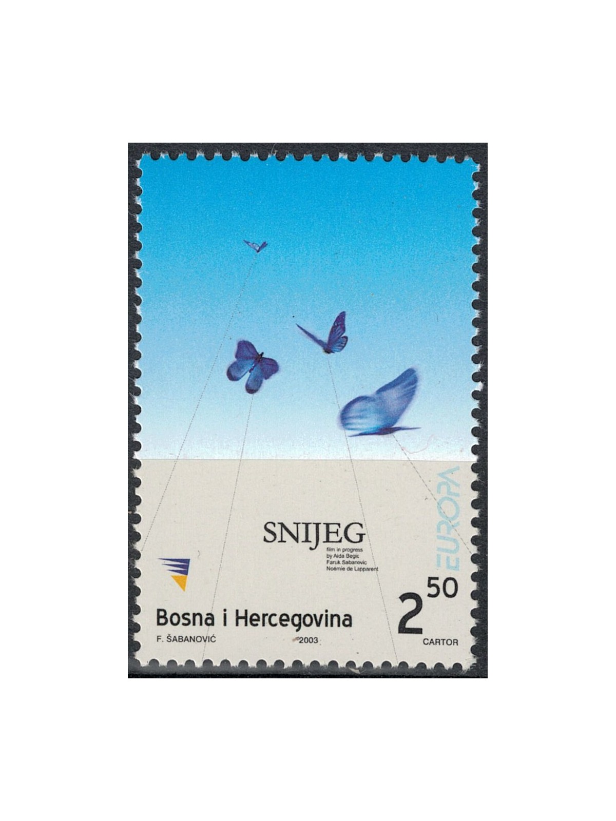 BOSNIA HERZEGOVINA 2003 Europe MNH**