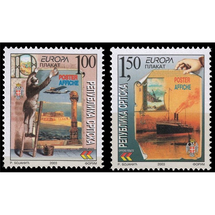 BOSNIA SERBA 2003 Europe 2v MNH**