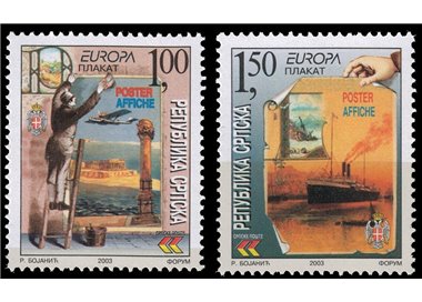 BOSNIA SERBA 2003 Europe 2v MNH**
