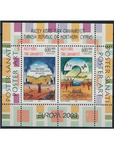 NORTHERN CYPRUS 2003 Europe s/s MNH**
