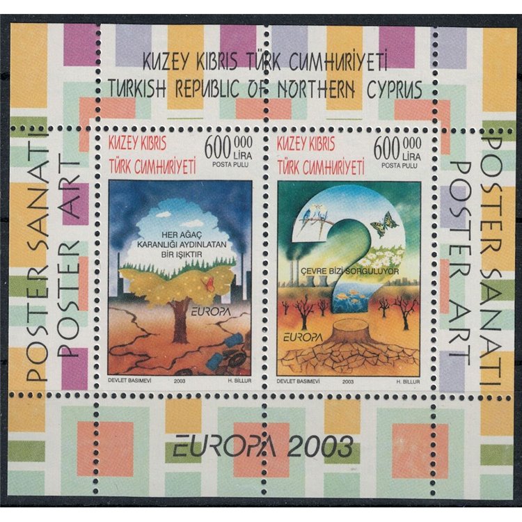 CIPRO DEL NORD 2003 Europa BF MNH**