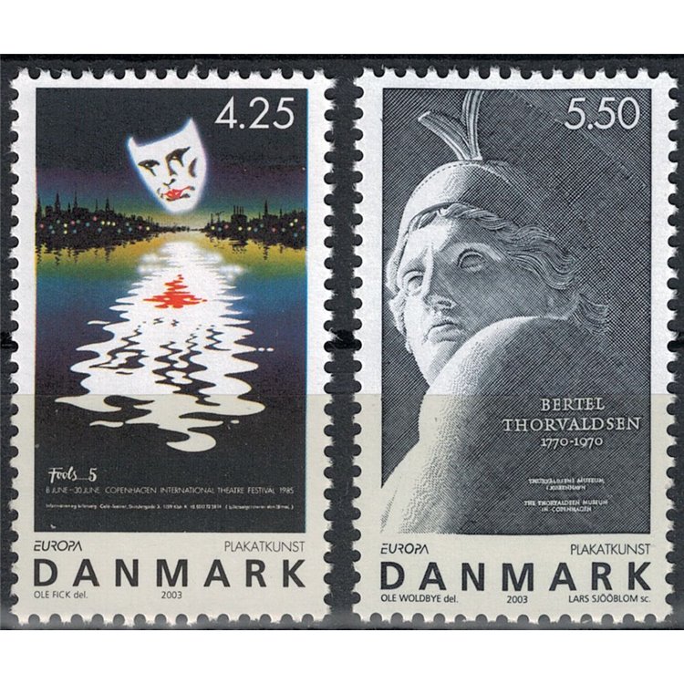 DENMARK 2003 Europe 2v MNH**