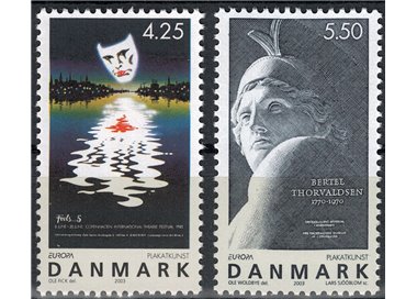 DENMARK 2003 Europe 2v MNH**
