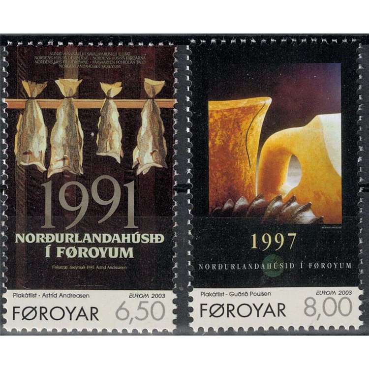 FAEROER 2003 Europa 2v MNH**