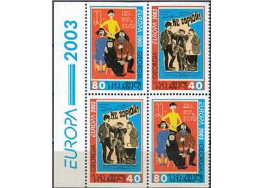 GEORGIA 2003 Europa (da LB) 4v MNH**