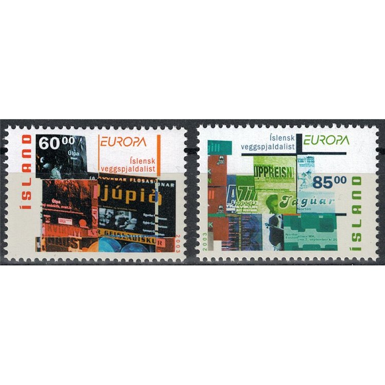 ISLANDA 2003 Europa 2v MNH**