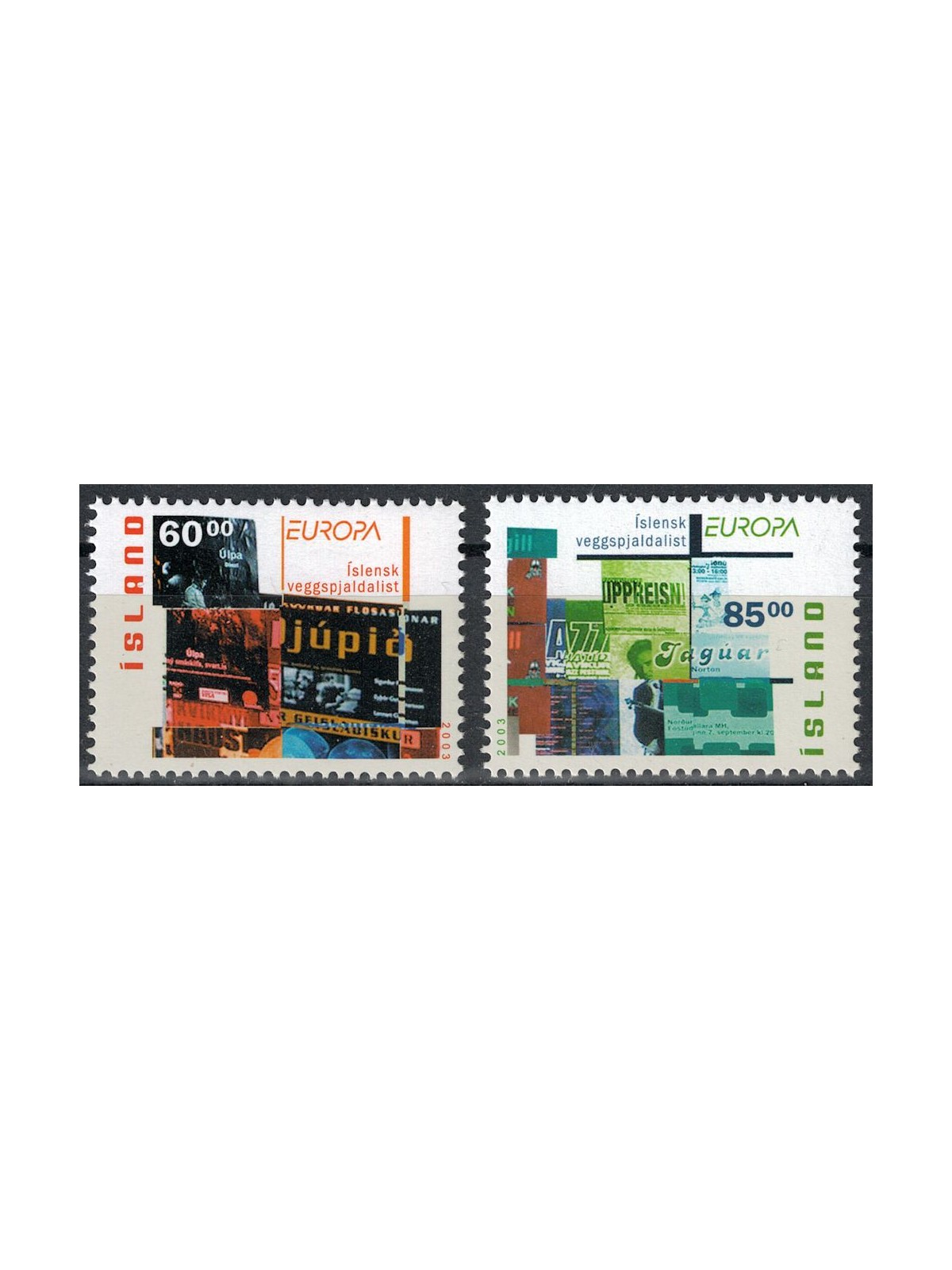 ICELAND 2003 Europe 2v MNH**