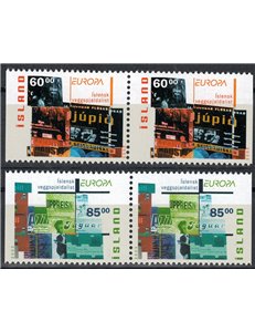 ICELAND 2003 Europe (from booklet) 4v MNH**