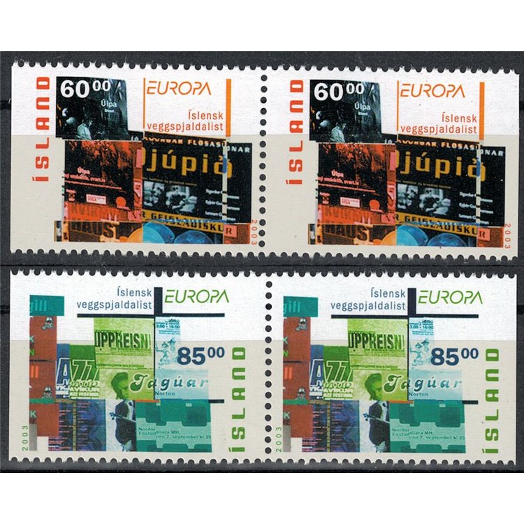 ISLANDA 2003 Europa (da LB) 4v MNH**