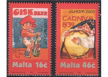 MALTA 2003 Europa 2v MNH**