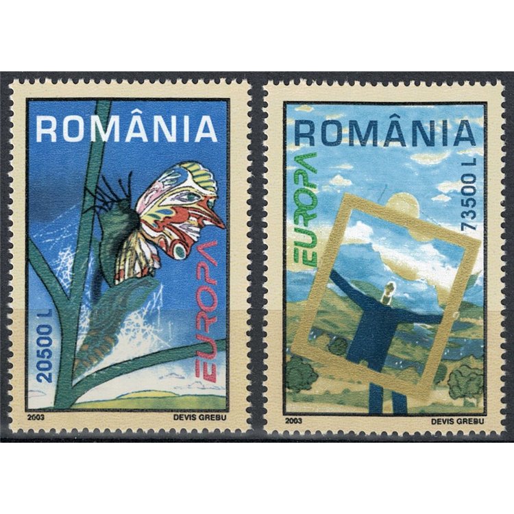 ROMANIA 2003 Europe 2v MNH**