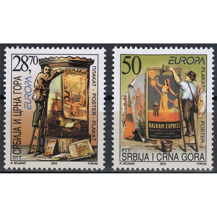 SERBIA 2003 Europe 2v MNH**
