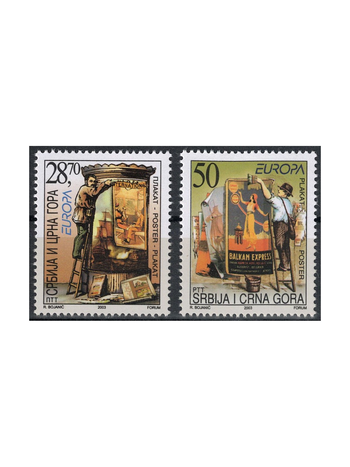 SERBIA 2003 Europa 2v MNH**