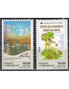 Türkiye 2003 Europe 2v MNH**