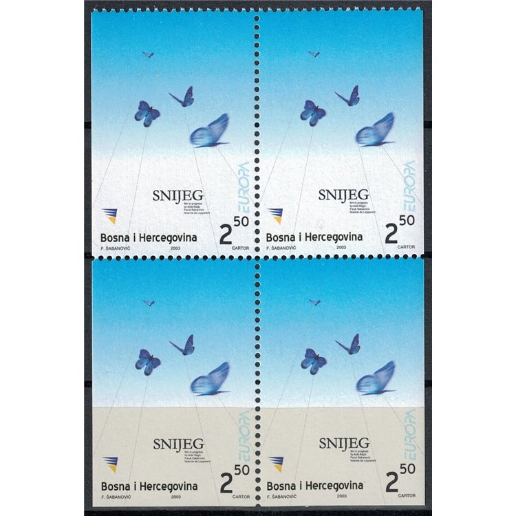 BOSNIA ERZEGOVINA 2003 Europa (da LB) 4v MNH**