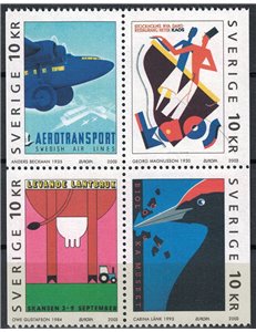 SWEDEN 2003 Europe (from booklet) 4v MNH**