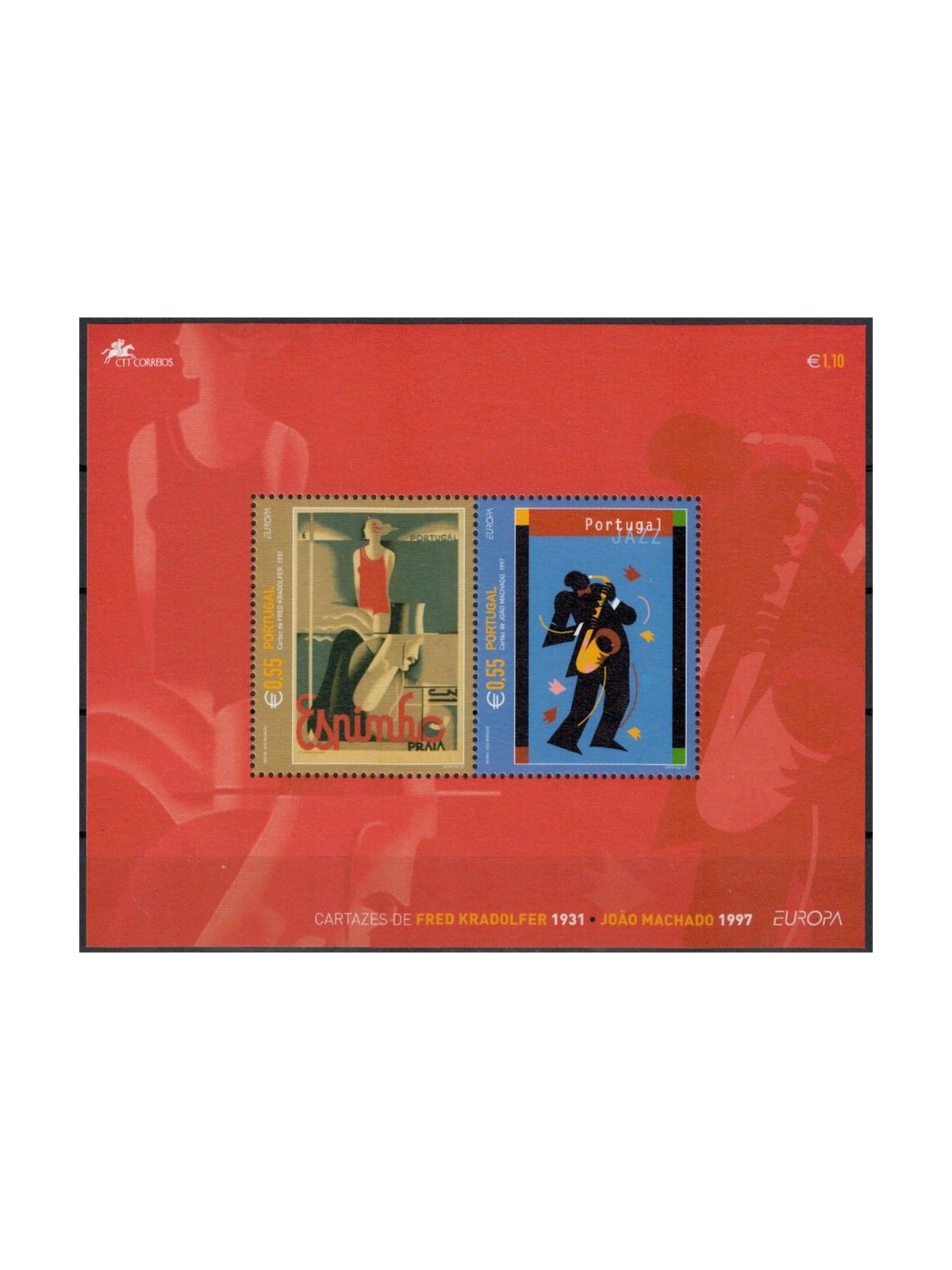 PORTOGALLO 2003 Europa BF MNH**
