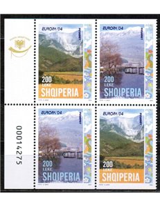 ALBANIA 2004 Europa (da LB) 4v MNH**