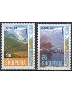ALBANIA 2004 Europe 2v MNH**