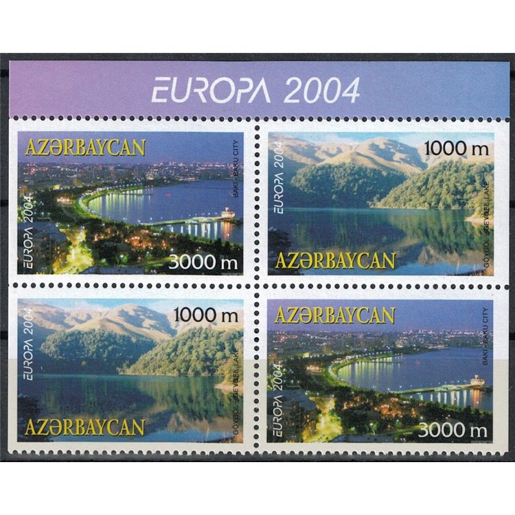 AZERBAIJAN 2004 Europa (da LB) 4v MNH**