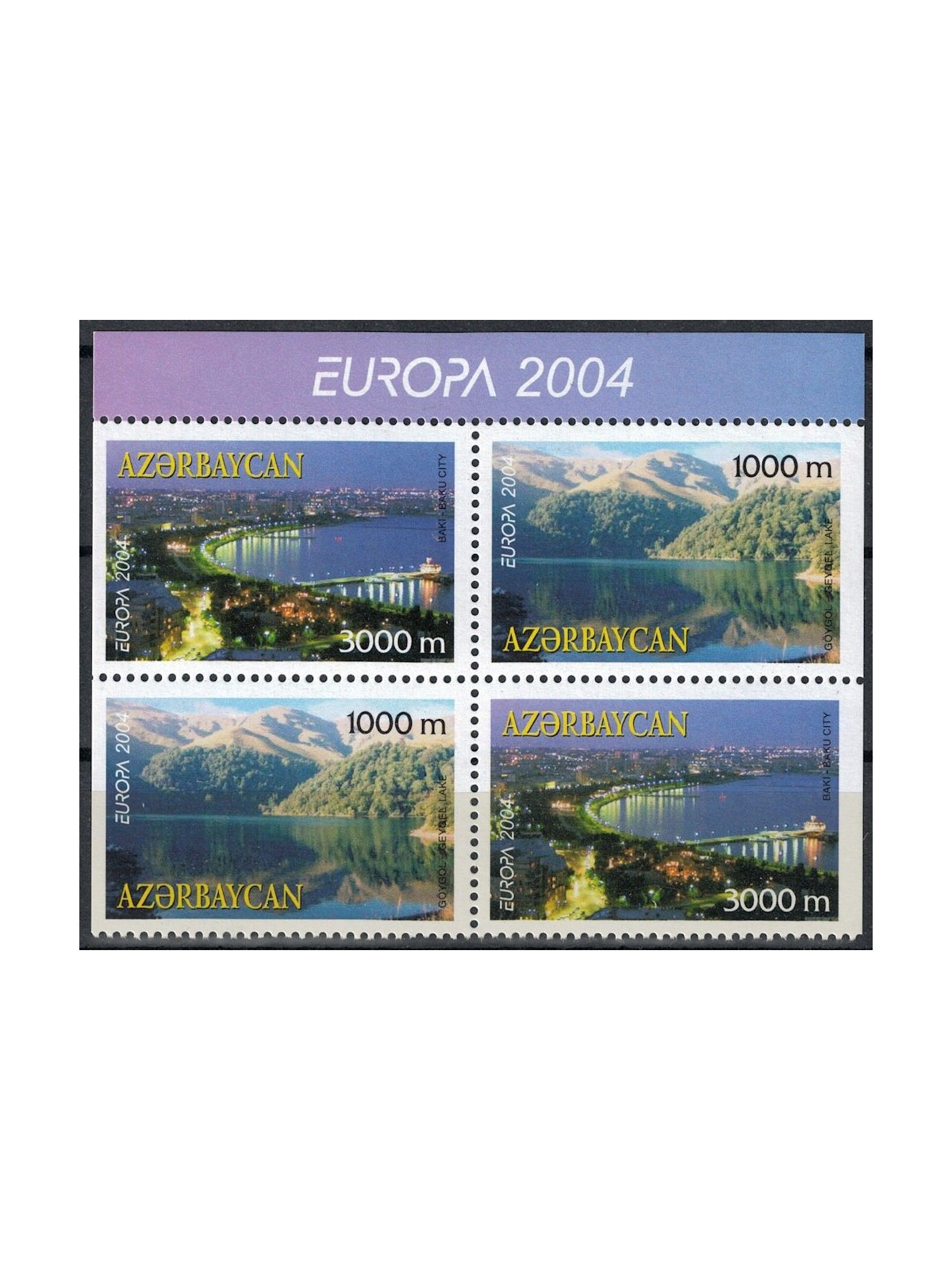 AZERBAIJAN 2004 Europa (da LB) 4v MNH**