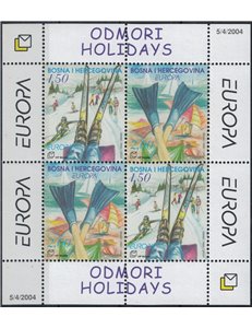 CROATIAN BOSNIA 2004 Europe s/s MNH**