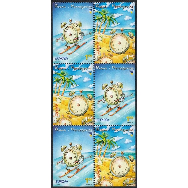 BOSNIA HERZEGOVINA 2004 Europe (from booklet) 6v MNH**