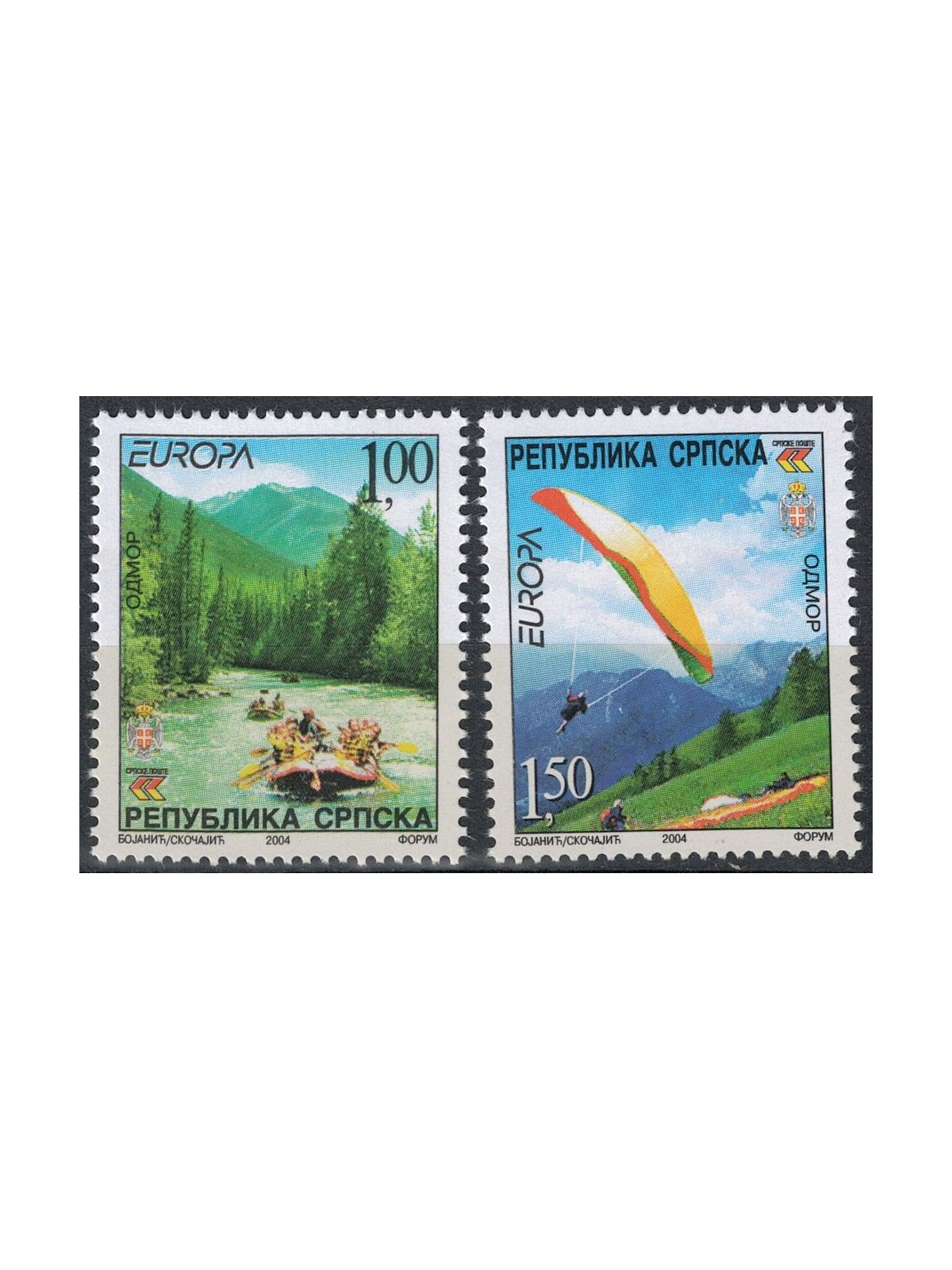 BOSNIA SERBA 2004 Europe 2v MNH**