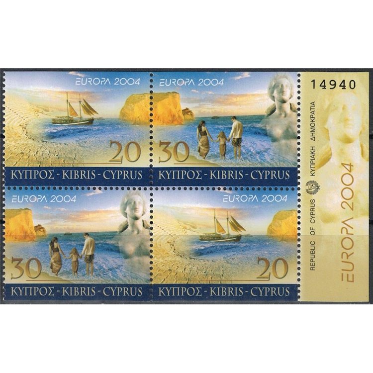 CIPRO 2004 Europa (da LB) 4v MNH**