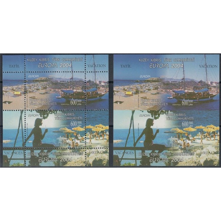 NORTHERN CYPRUS 2004 Europe 2 s/s MNH**