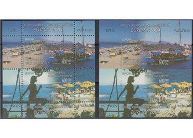 NORTHERN CYPRUS 2004 Europe 2 s/s MNH**