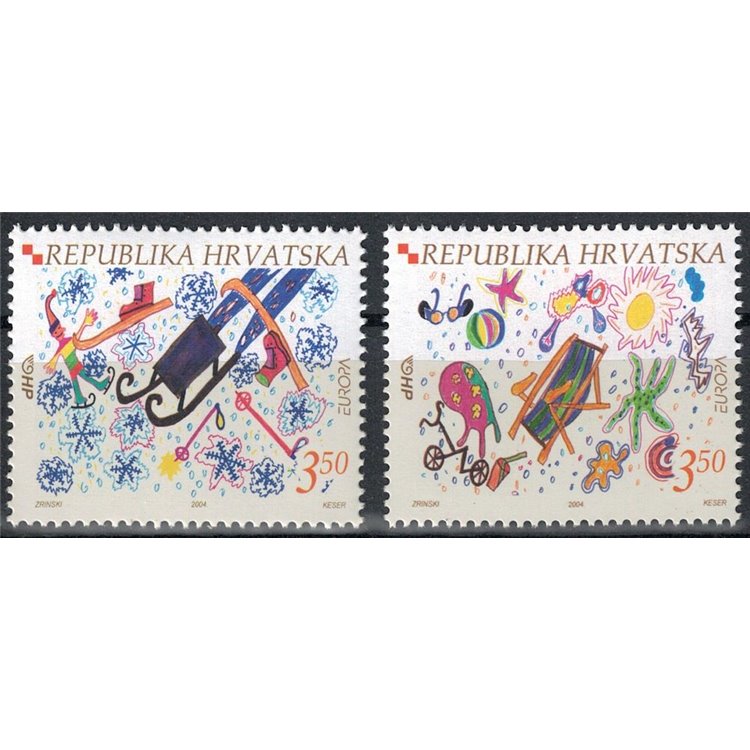 CROATIA 2004 Europe 2v MNH**