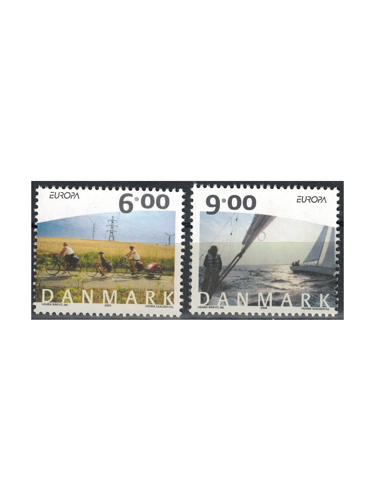 DANIMARCA 2004 Europa 2v MNH**