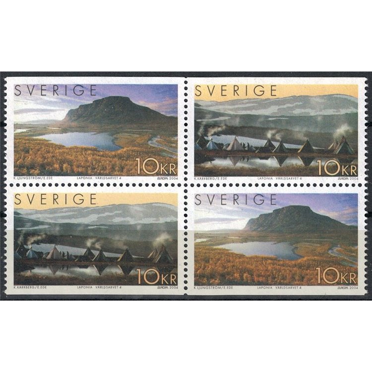 SVEZIA 2004 Europa (da LB) 4v MNH**