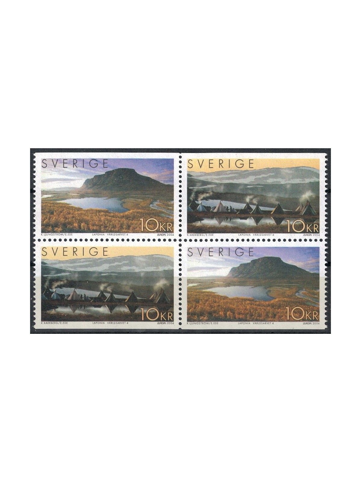 SVEZIA 2004 Europa (da LB) 4v MNH**