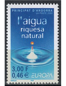FRENCH ANDORRA 2001 Europe MNH**