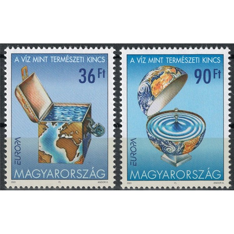 HUNGARY 2001 Europe 2v MNH**