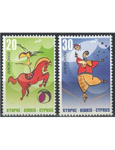 CYPRUS 2002 Europe 2v MNH**