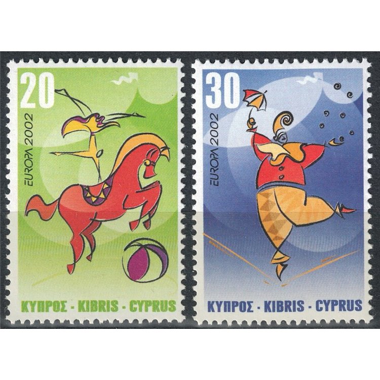 CIPRO 2002 Europa 2v MNH**